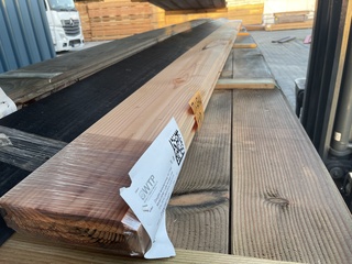 3x Douglas Wisselsponning/Halfhoutsrabat, 18x190mm, lengte 400cm